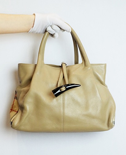 Horn Toggle Tote, &pound;85, Handbags, Leather, Front view